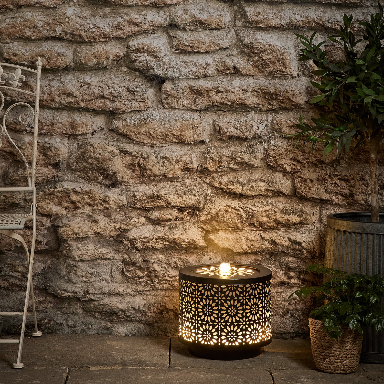 Grisedale Metal Cutout LED Fountain - Image 3