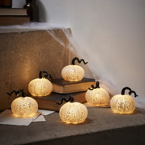 Halloween Black Pumpkin & TruGlow® Candle Bundle - Image 3