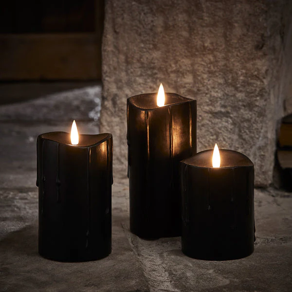 Halloween Black Pumpkin & TruGlow® Candle Bundle - Image 4