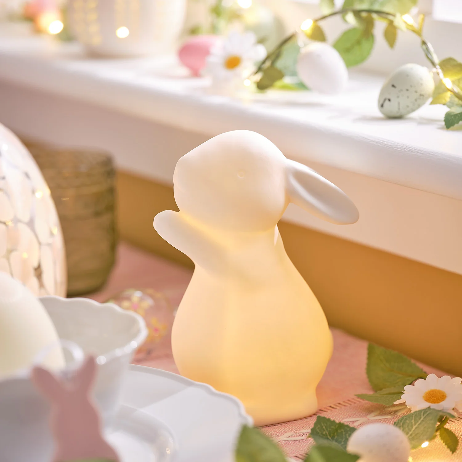 Happy & Hoppy 2 Porcelain Bunny Decorations - Image 6