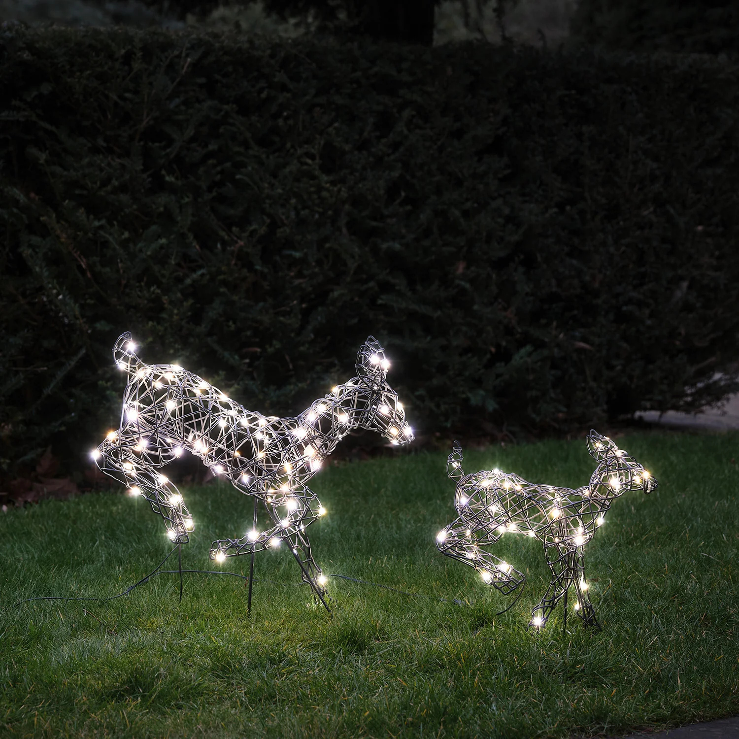 Harlow Leaping Light Up Reindeer Family - Image 8