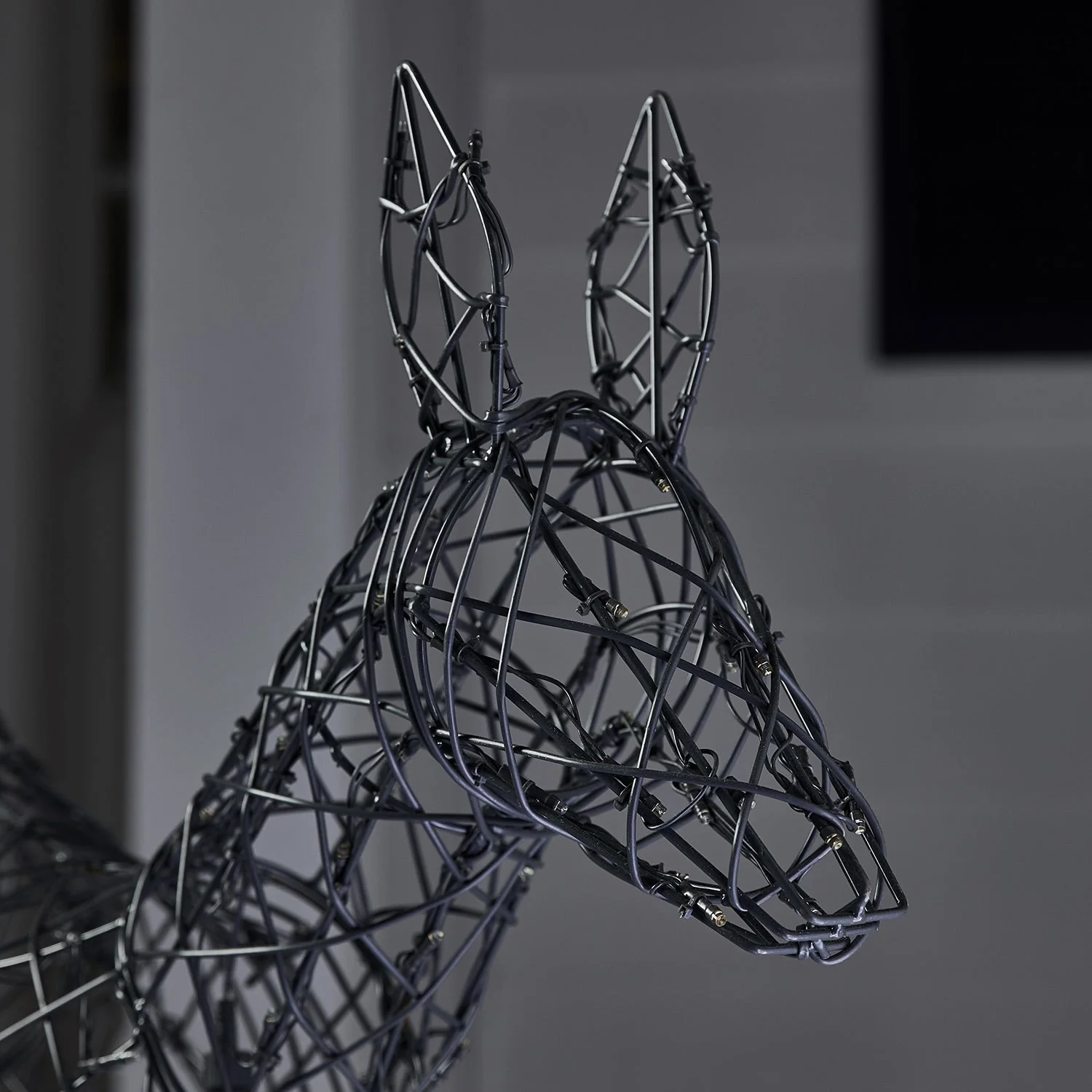 Set of 3 Regular Harlow Rattan Dual Colour LED Light Up Reindeer Family - Image 19