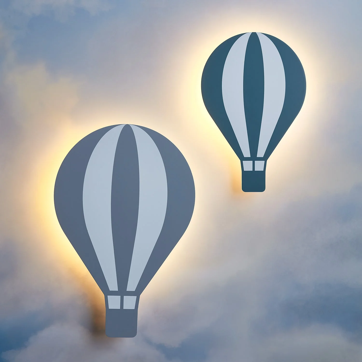 Hot Air Balloon Children's Wall Light Duo - Image 2