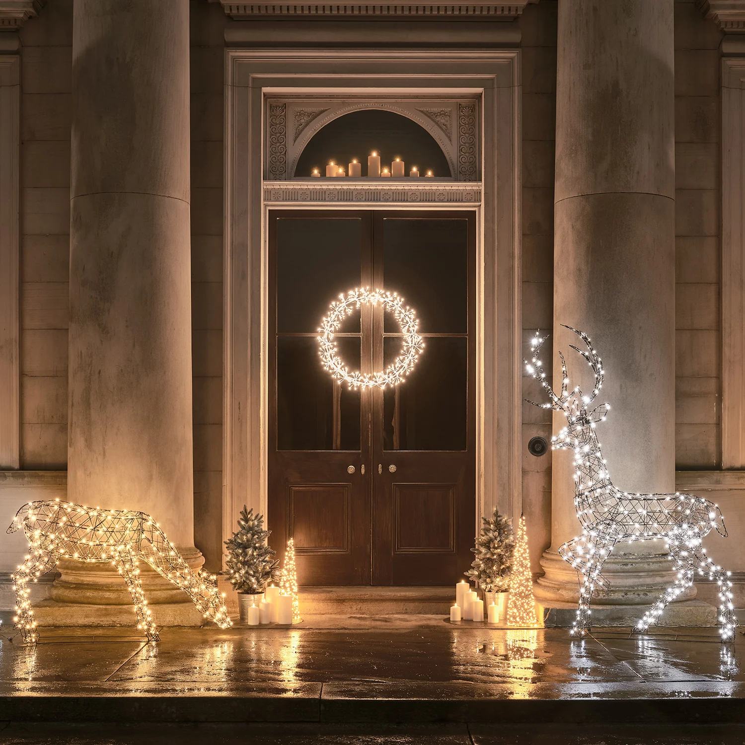 Dual LED Studley XL Light Up Reindeer Family - Image 5