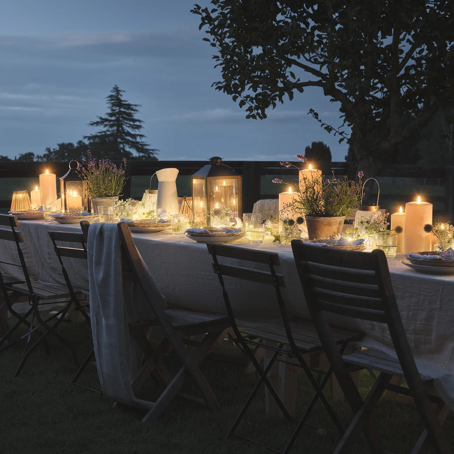 Large TruGlow® Waterproof Outdoor Candle Trio - Image 5