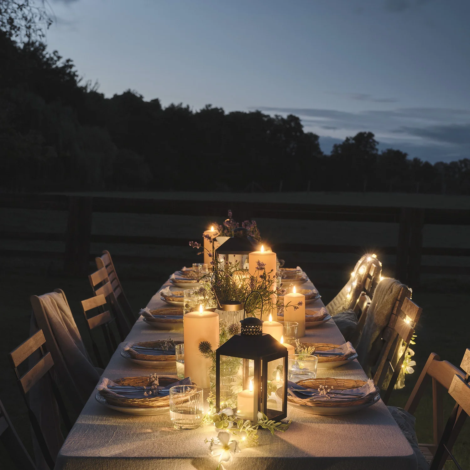 Large TruGlow® Waterproof Outdoor Candle Trio - Image 6