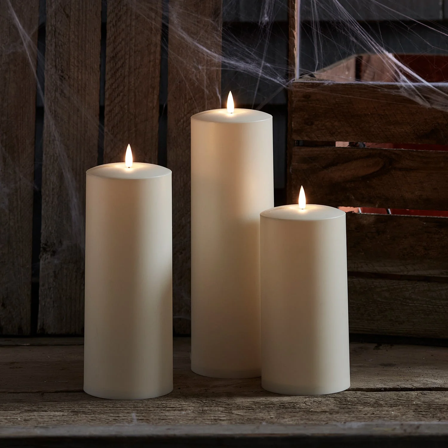 Large TruGlow® Waterproof Outdoor Candle Trio - Image 8