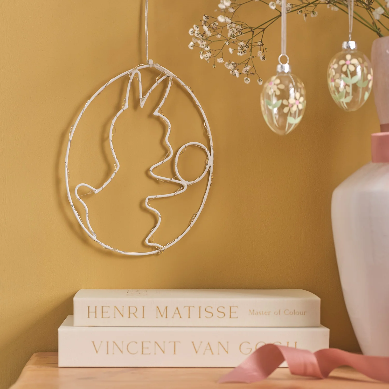 LED Hanging Easter Egg Decoration - Image 2