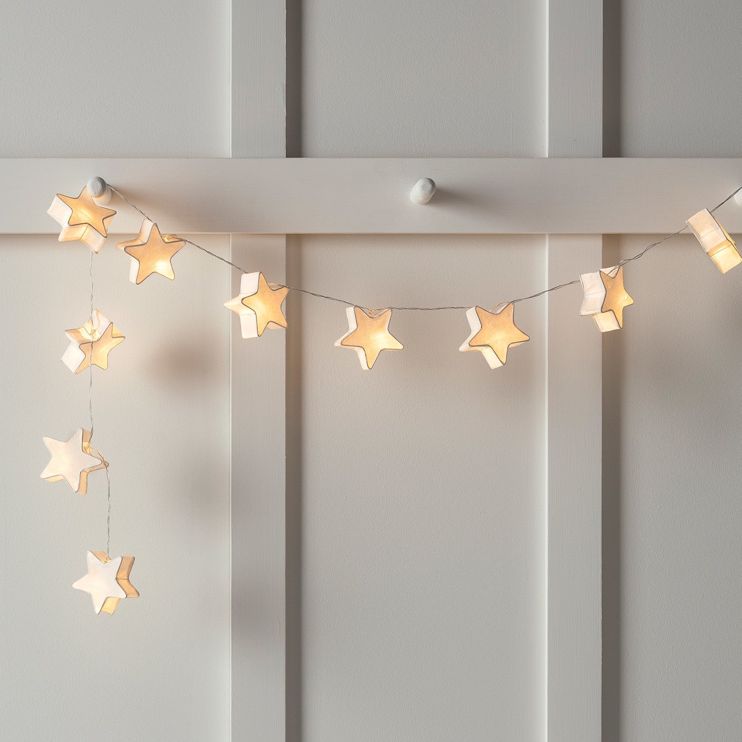 Leo Paper Star Battery Fairy Lights - Image 2