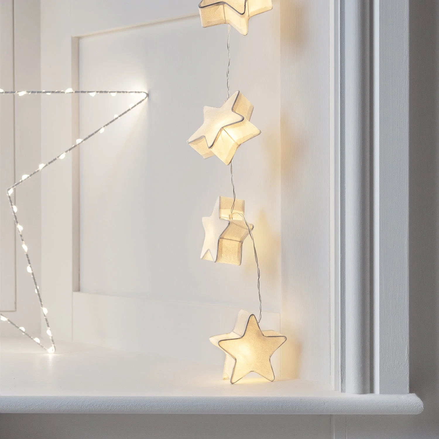 Leo Paper Star Battery Fairy Lights - Image 3