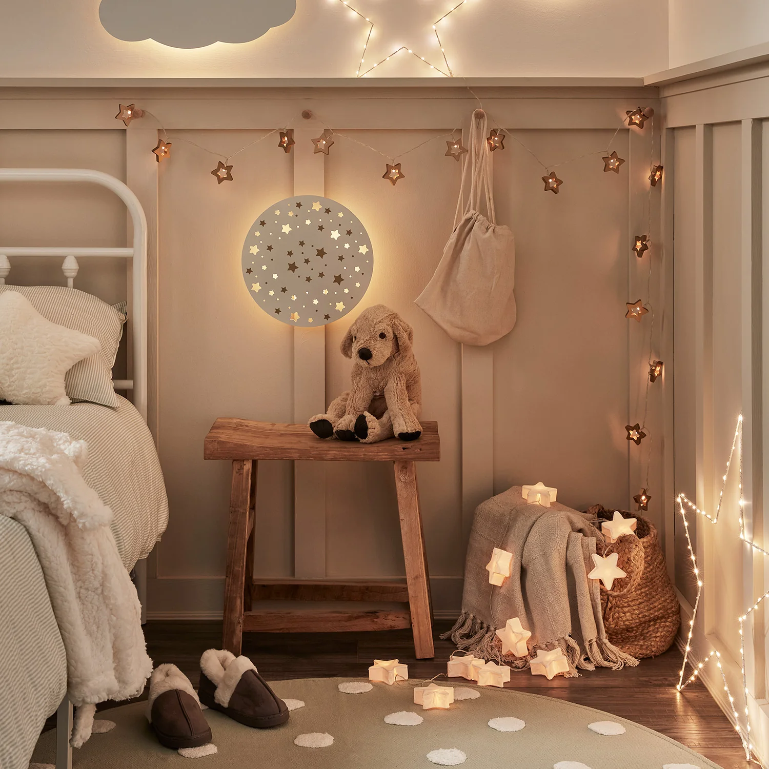Leo Paper Star Battery Fairy Lights - Image 7