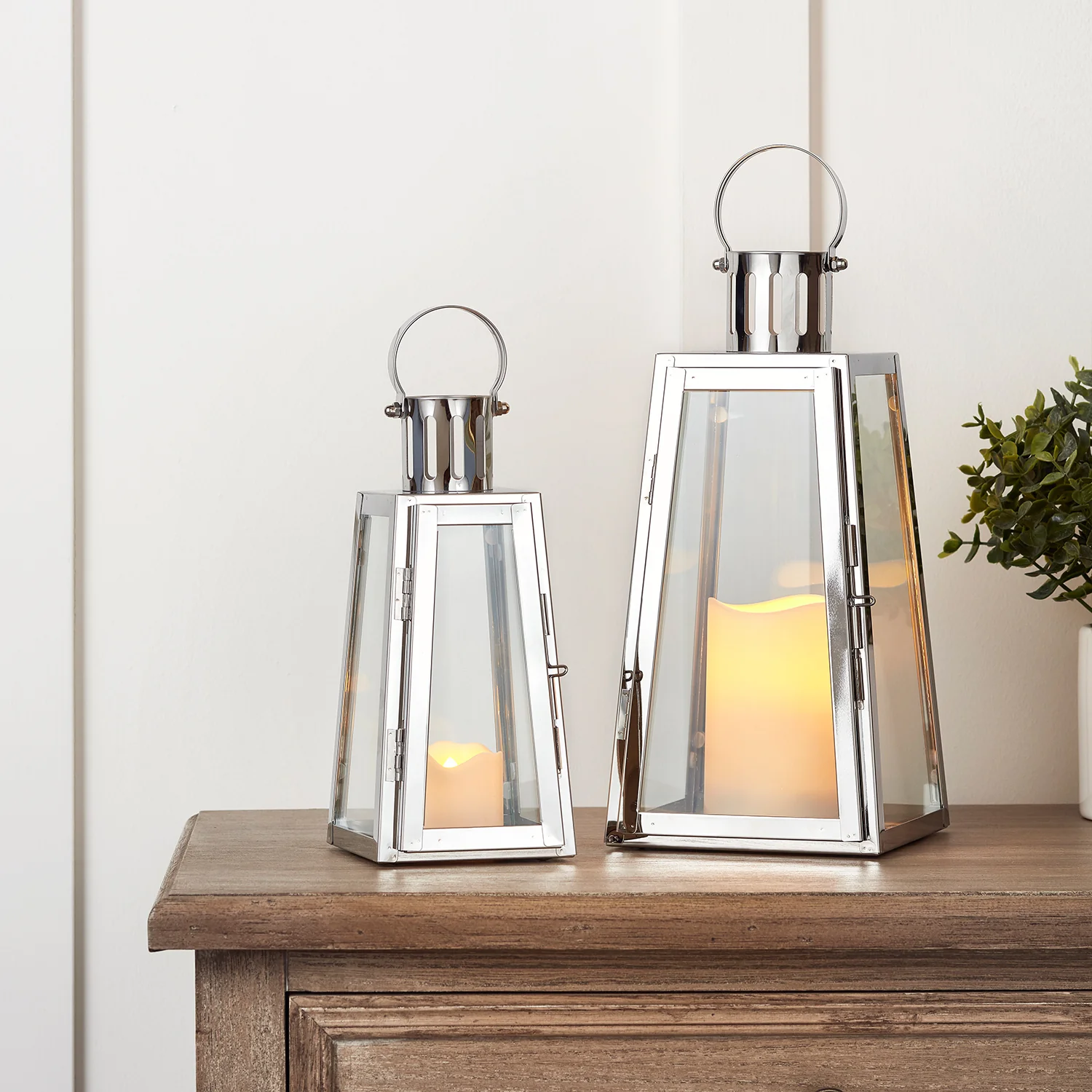 Miners Stainless Steel Battery Candle Lantern - Image 3