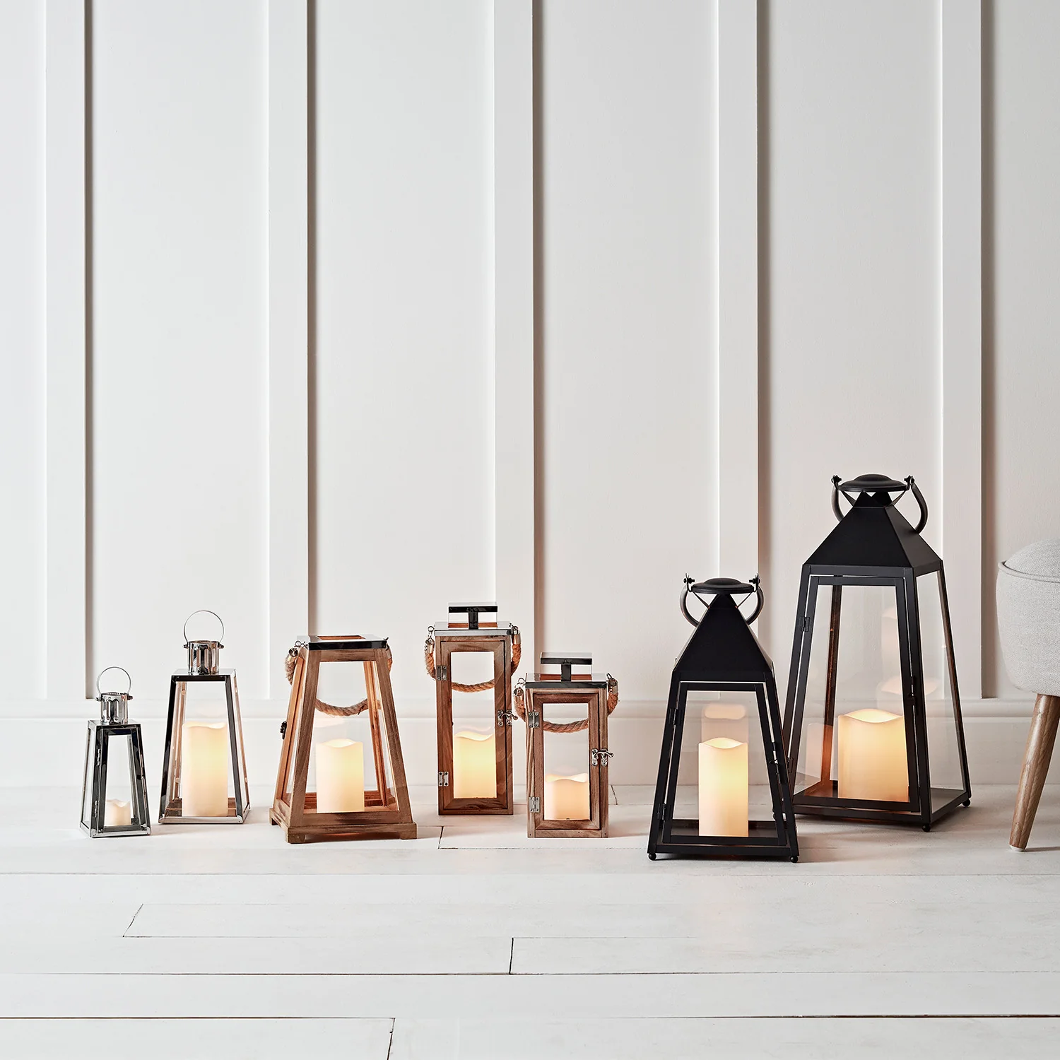 Miners Stainless Steel Battery Candle Lantern - Image 6