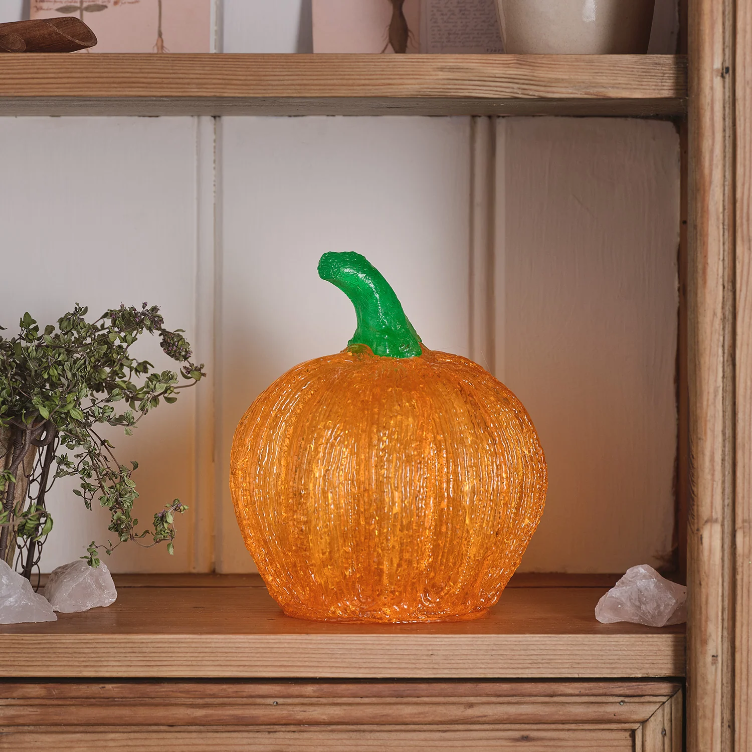 15cm Pumpkin Light Up Halloween Decoration - Image 2