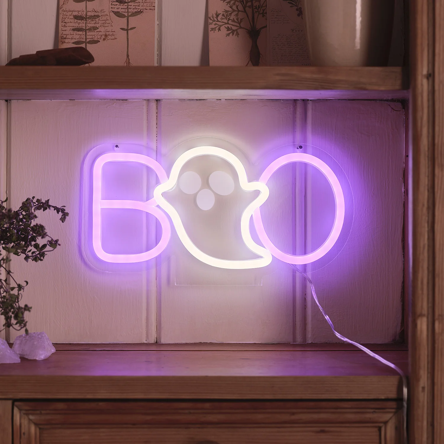 Boo Halloween Neon Light Decoration - Image 3