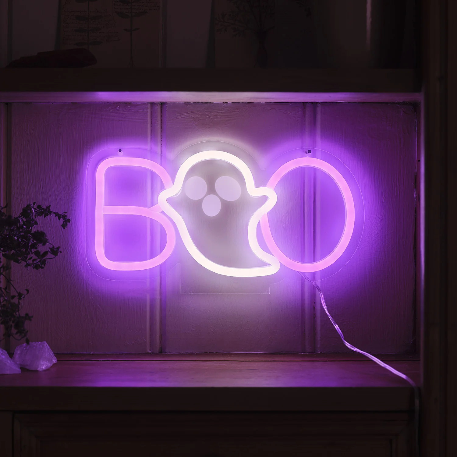 Boo Halloween Neon Light Decoration - Image 4