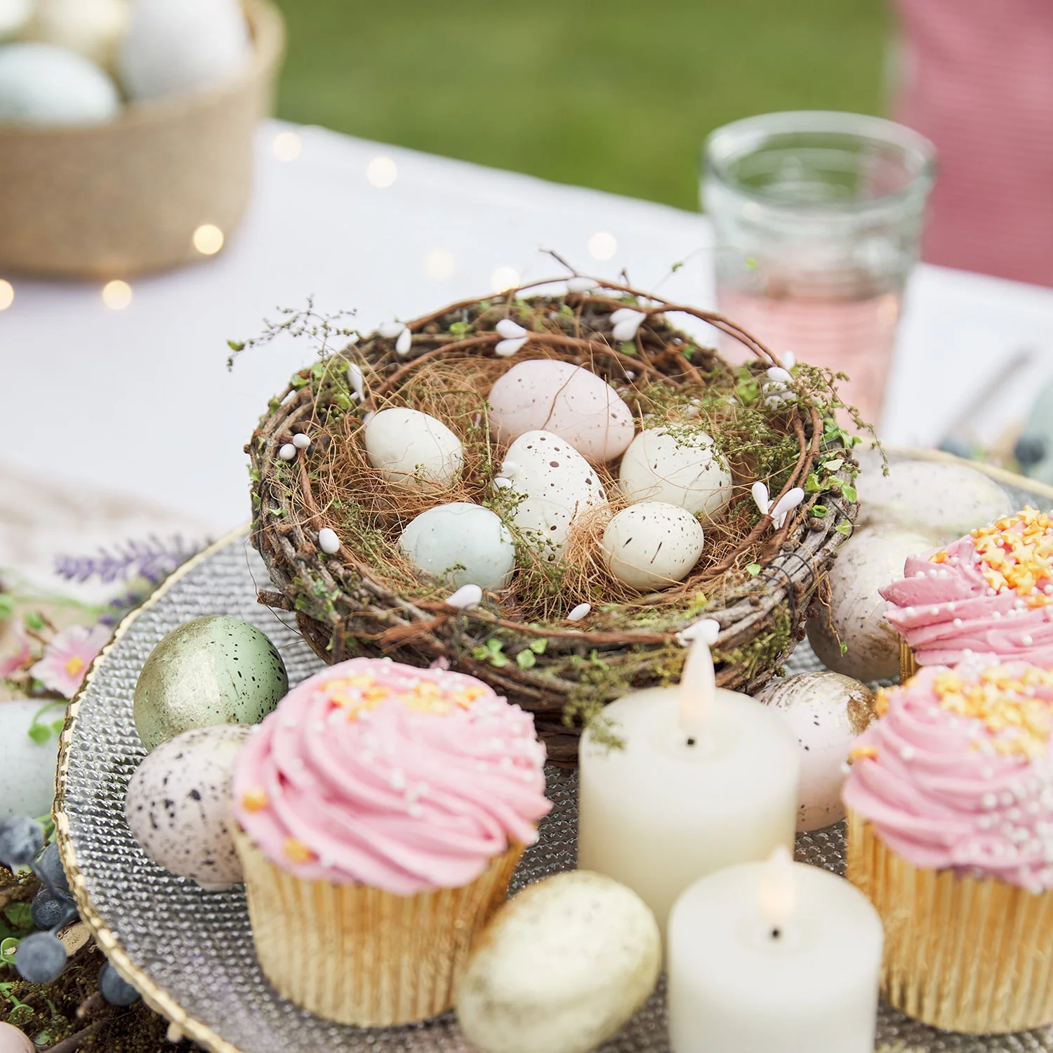 Nest & Eggs Easter Decoration - Image 3
