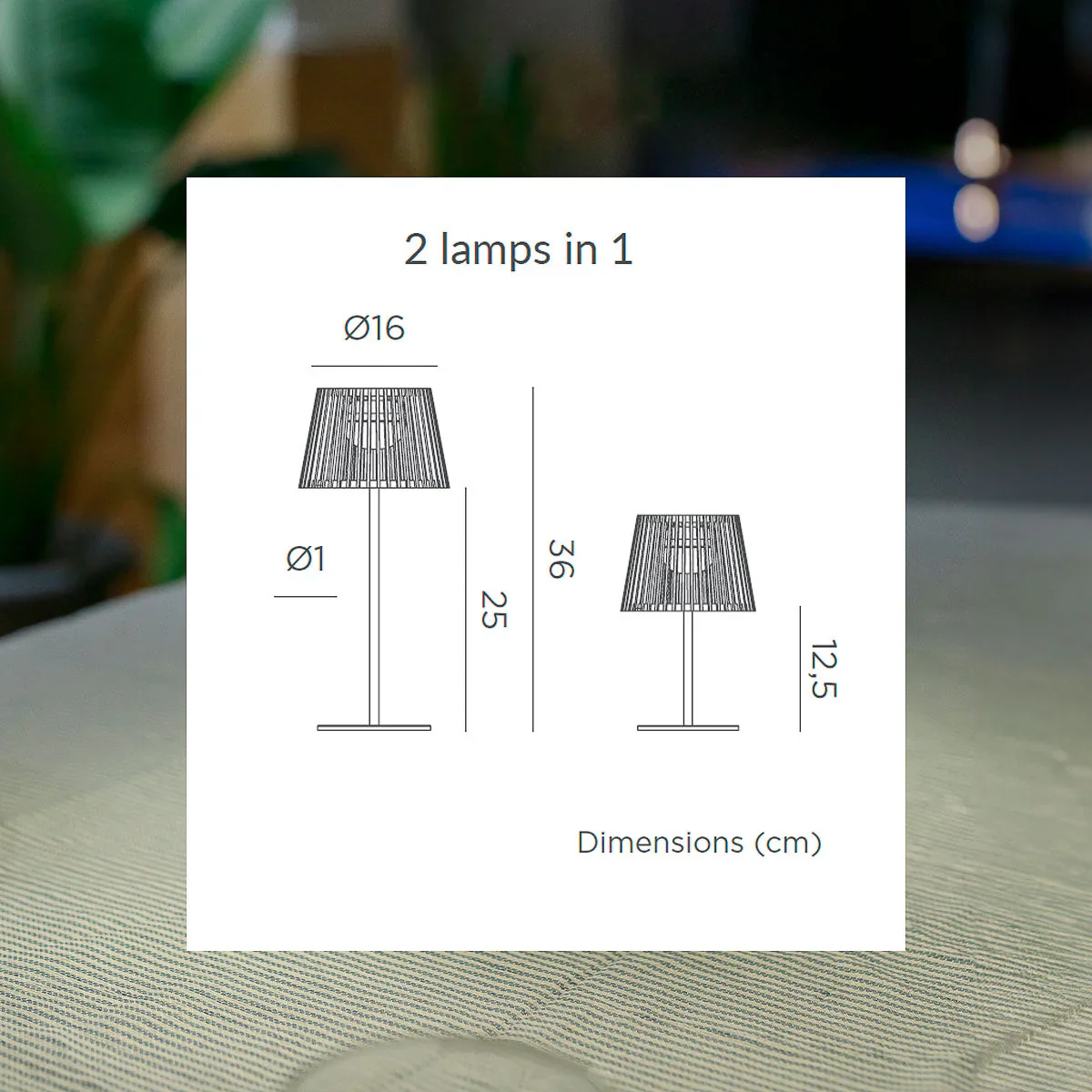 Okinawa Table Solar Powered Lamp - Image 8