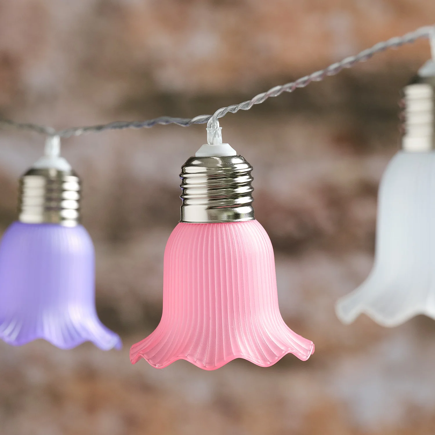 10 Pastel Petal Solar Fairy Lights - Image 4