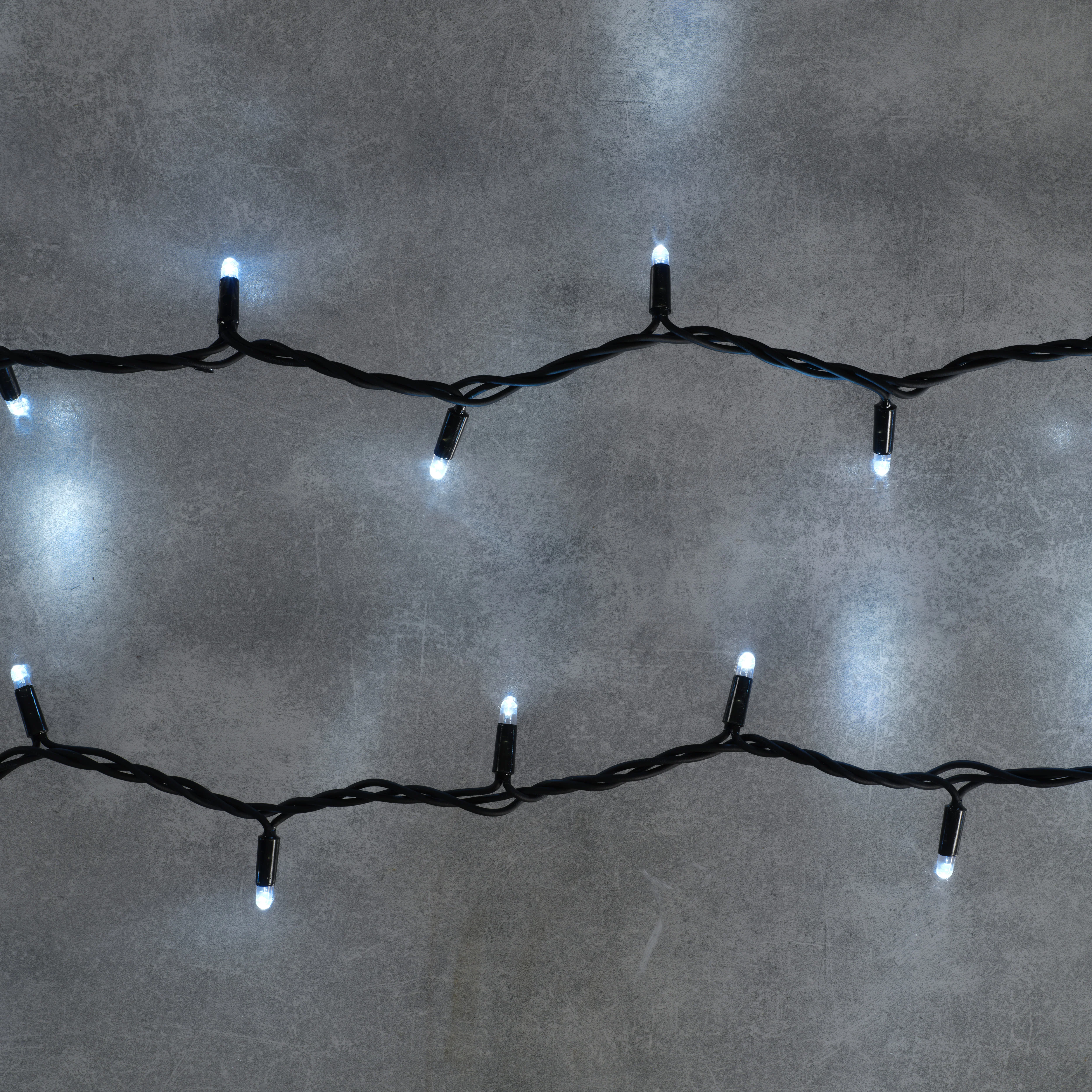 Plus Connect 55m 550 White Connectable Fairy Lights Black Cable - Image 3