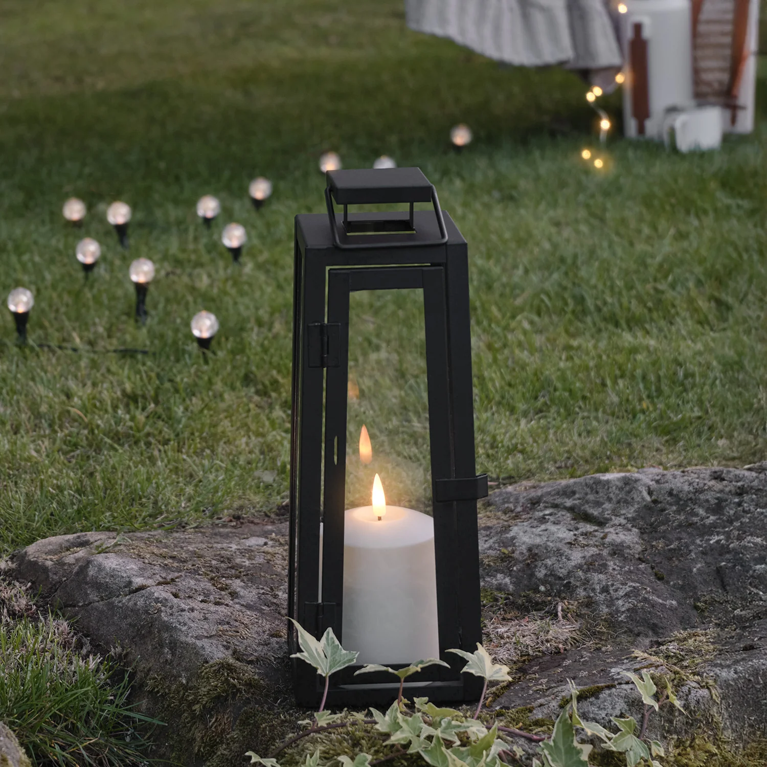 Porto Lantern Duo with TruGlow® Candles - Image 4
