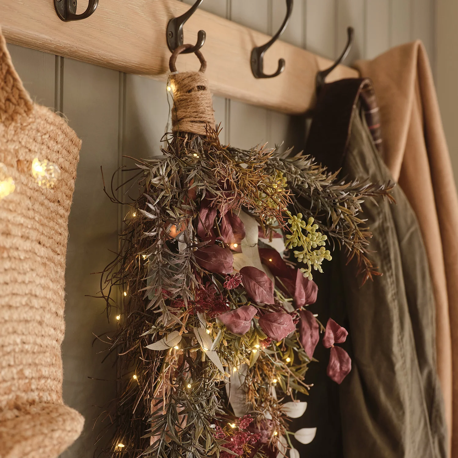 Pre Lit Autumn Winter Bough - Image 3