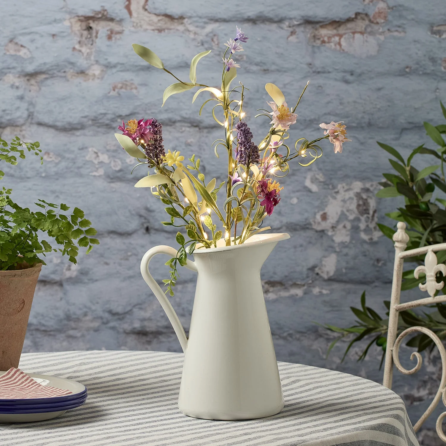 Pre Lit Lavender Spring Sprig - Image 2
