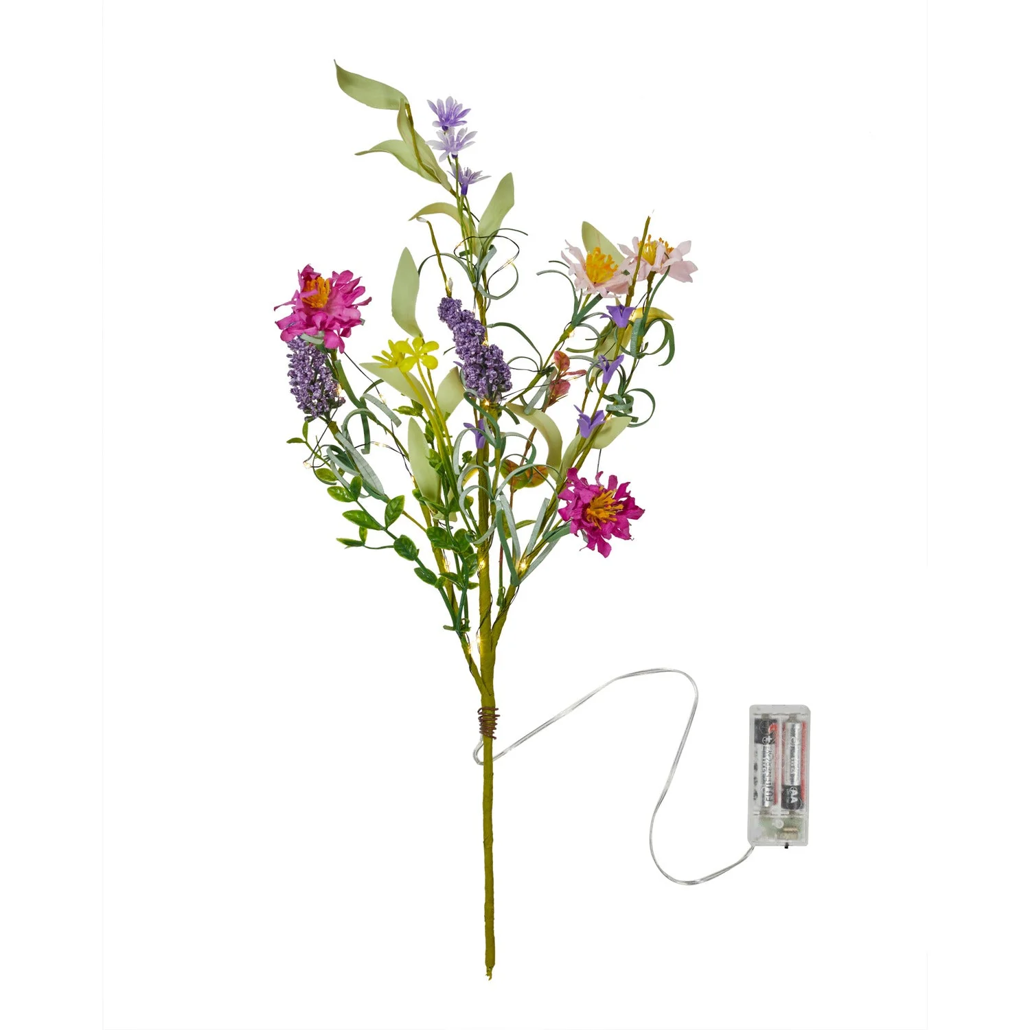 Pre Lit Lavender Spring Sprig - Image 4