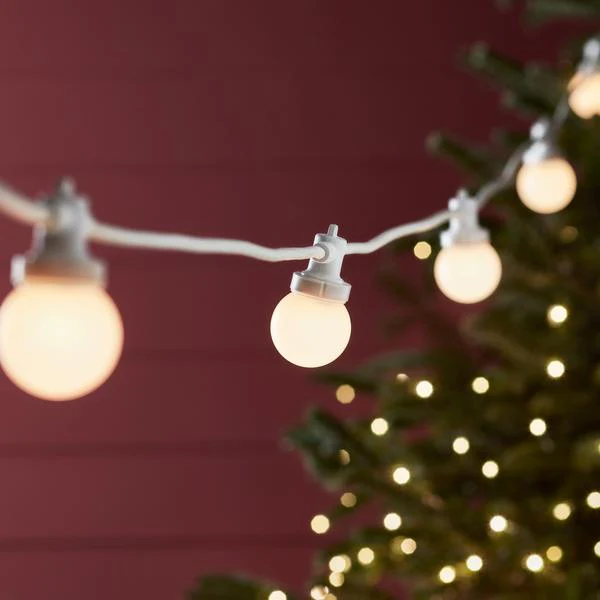 Pro Connect 130m 260 Warm White Connectable Festoon Lights White Cable - Image 5