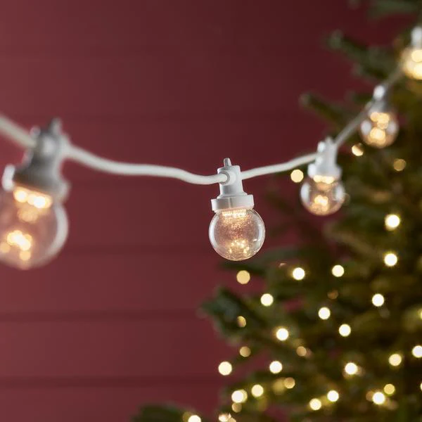 Pro Connect 150m 300 Warm White Connectable Festoon Lights Clear Cap White Cable - Image 5