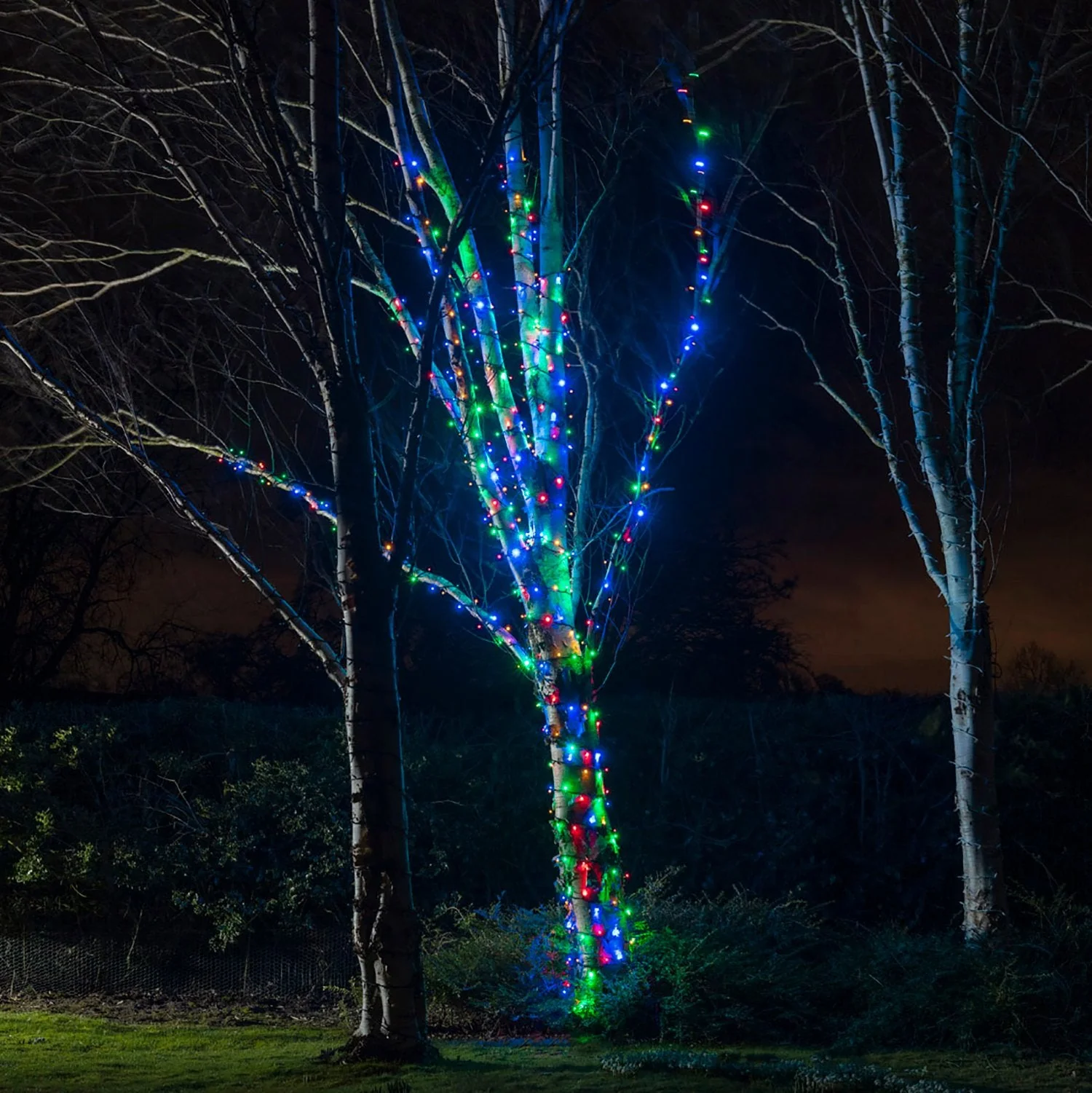 Pro Connect 200m 2000 Multi Coloured Connectable String Lights Black Cable - Image 2