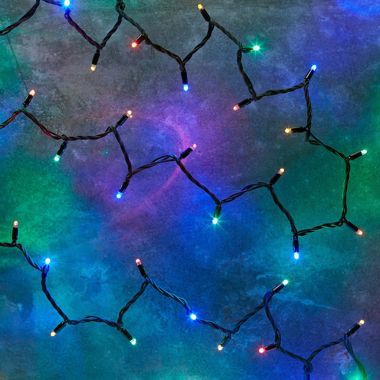 Pro Connect 75m 750 Multi Coloured Connectable String Lights Black Cable - Image 5