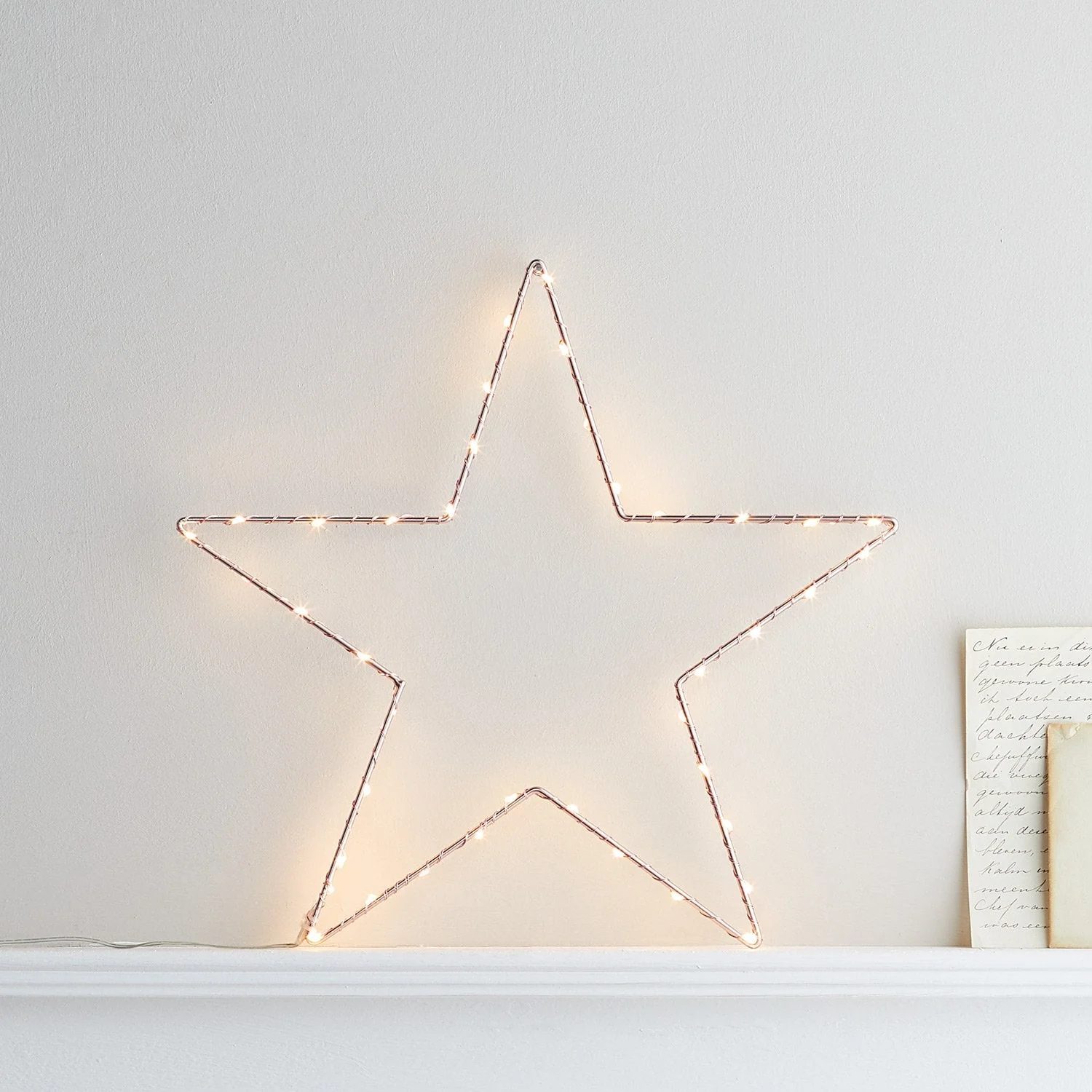 34cm Rose Gold Osby Star Window Light - Image 6