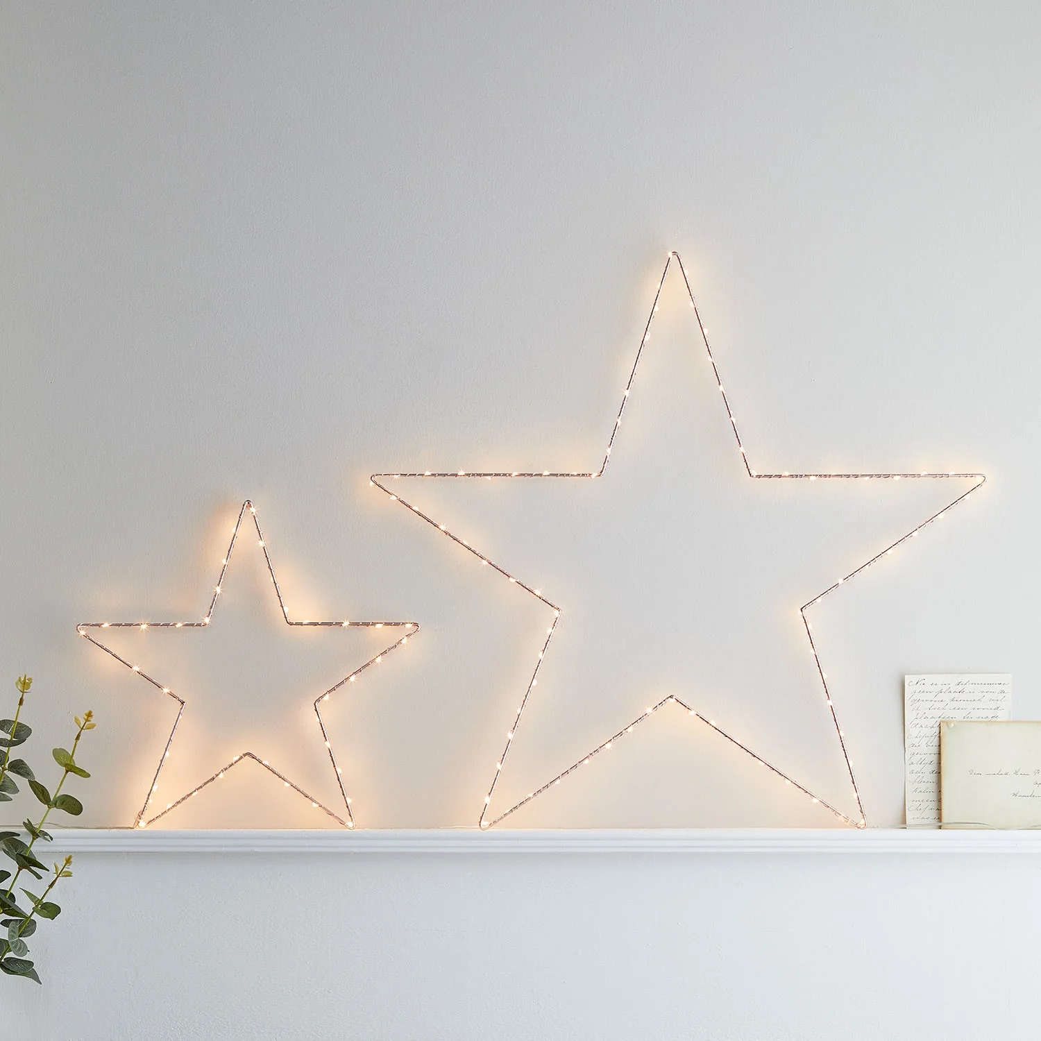 34cm Rose Gold Osby Star Window Light - Image 7