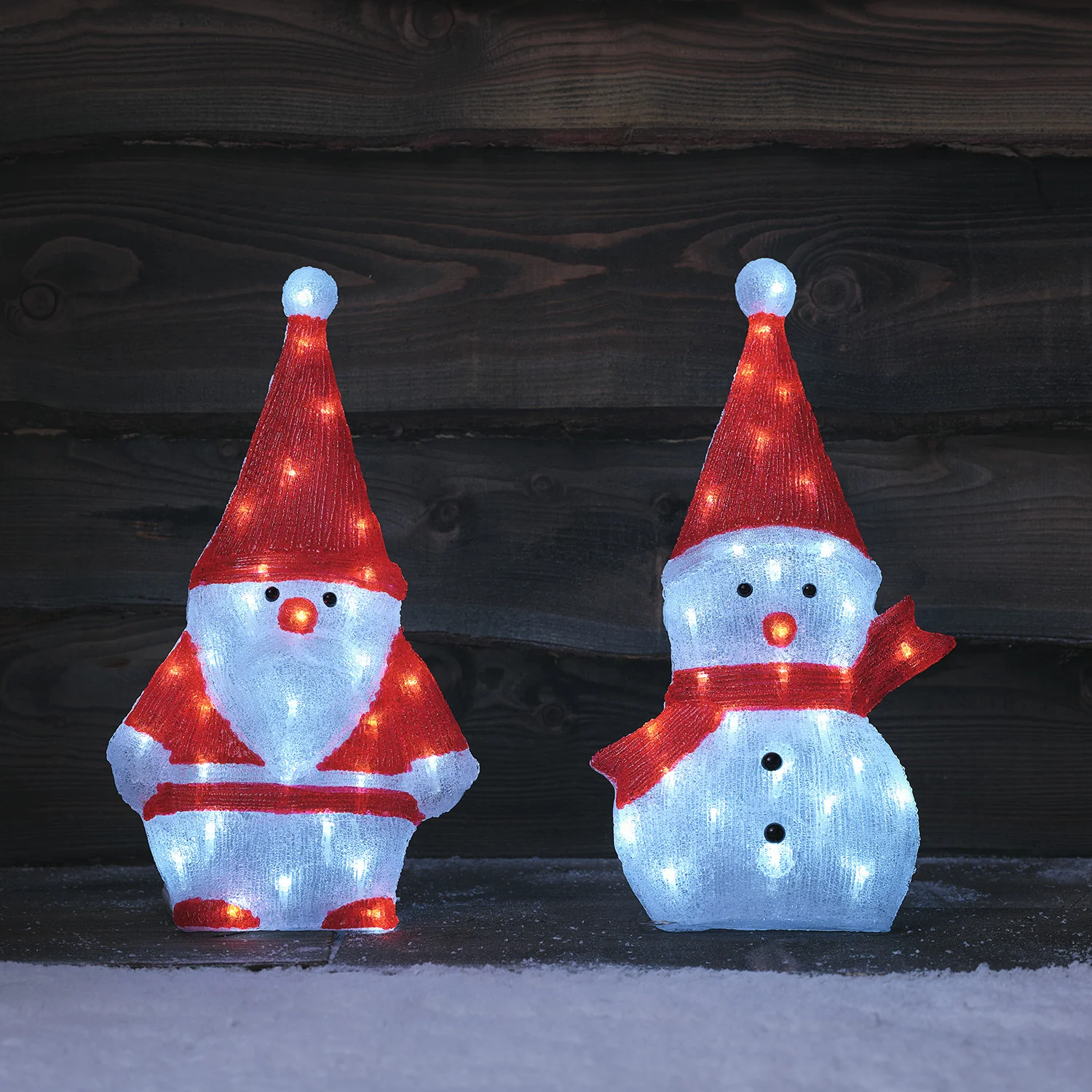 51cm Santa Claus LED 2D Acrylic Figure - Image 3