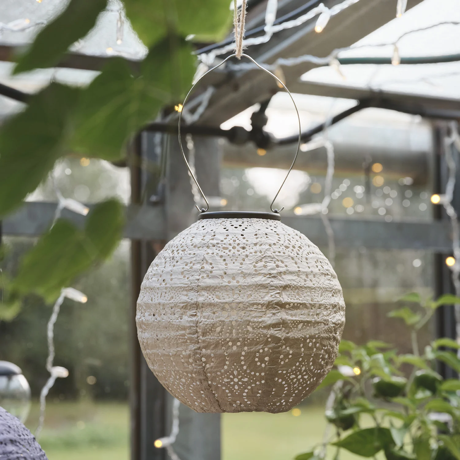 Set of 3 Scandi Tyvek Solar Lanterns - Image 6
