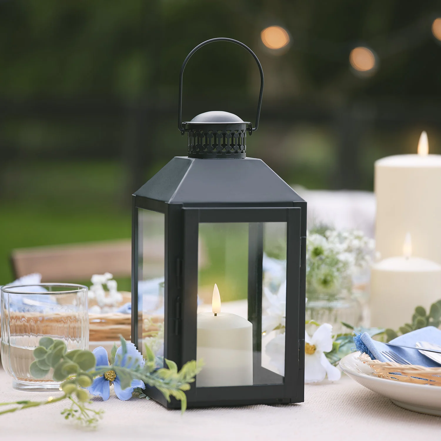 Seaton Lantern with TruGlow® Candle - Image 4