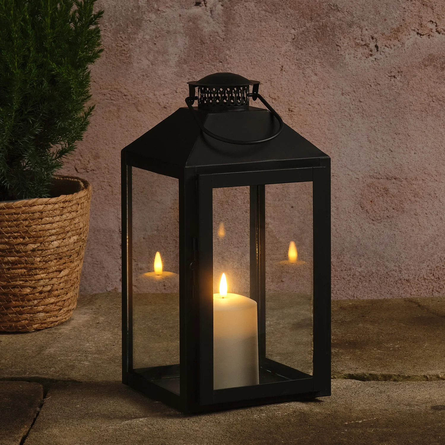 Seaton Large Lantern with TruGlow® Candle - Image 5