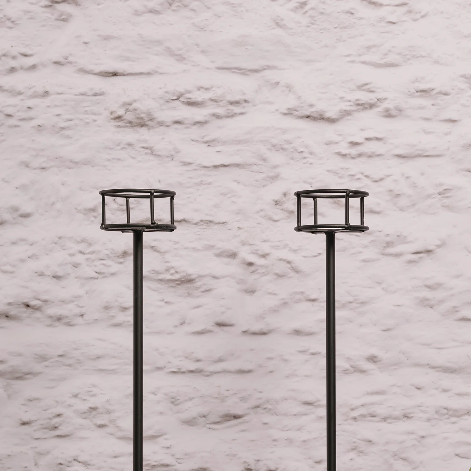 Set of 2 Adjustable Outdoor Candle Stakes - Image 3
