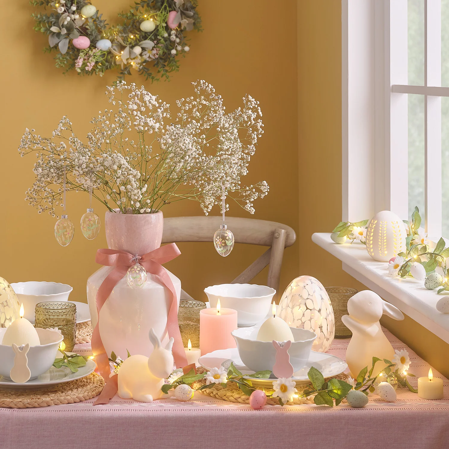 Set of 2 Confetti Glass Easter Egg Lights - Image 5