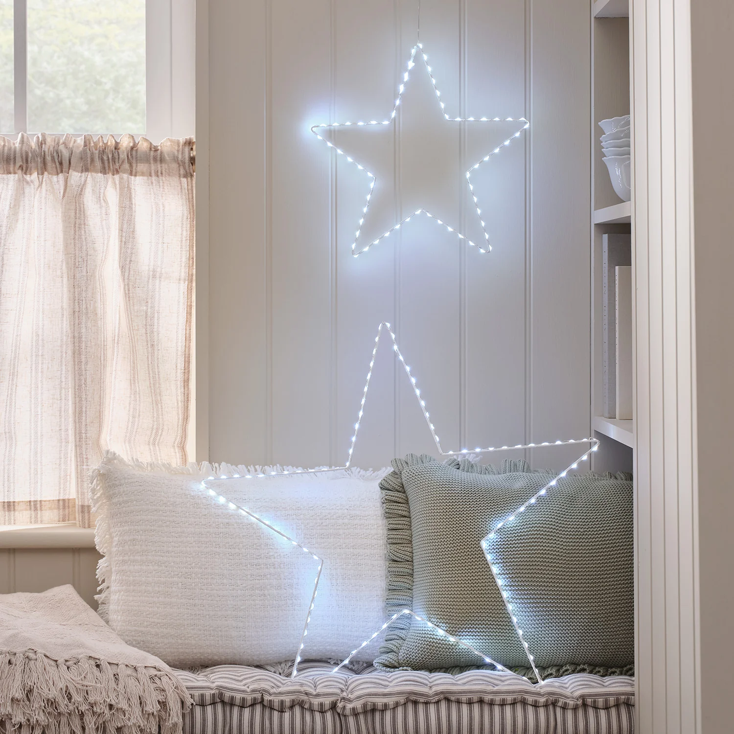 Set of 2 Dual Colour LED Osby Star Silhouettes - Image 3