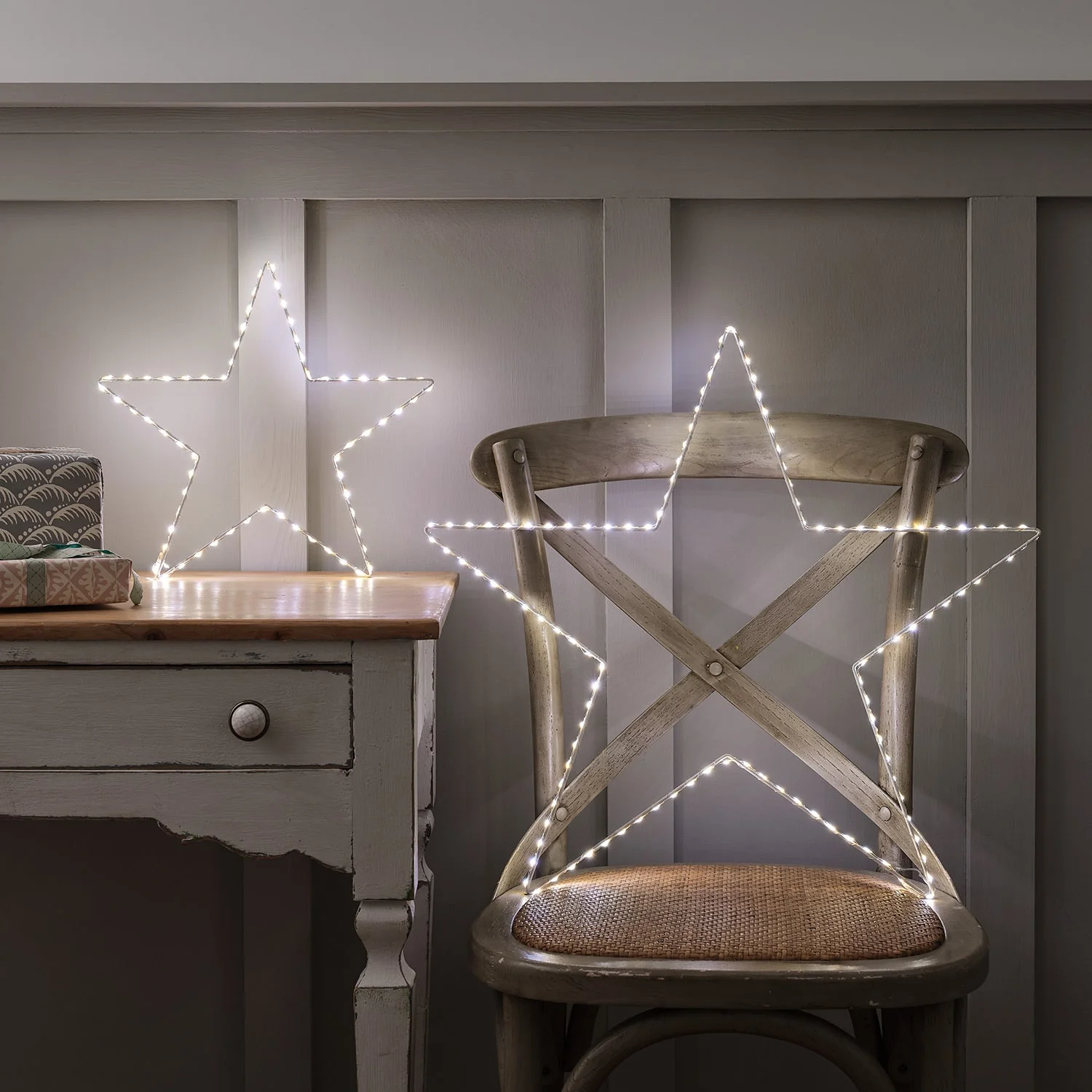 Set of 2 Dual Colour LED Osby Star Silhouettes - Image 4