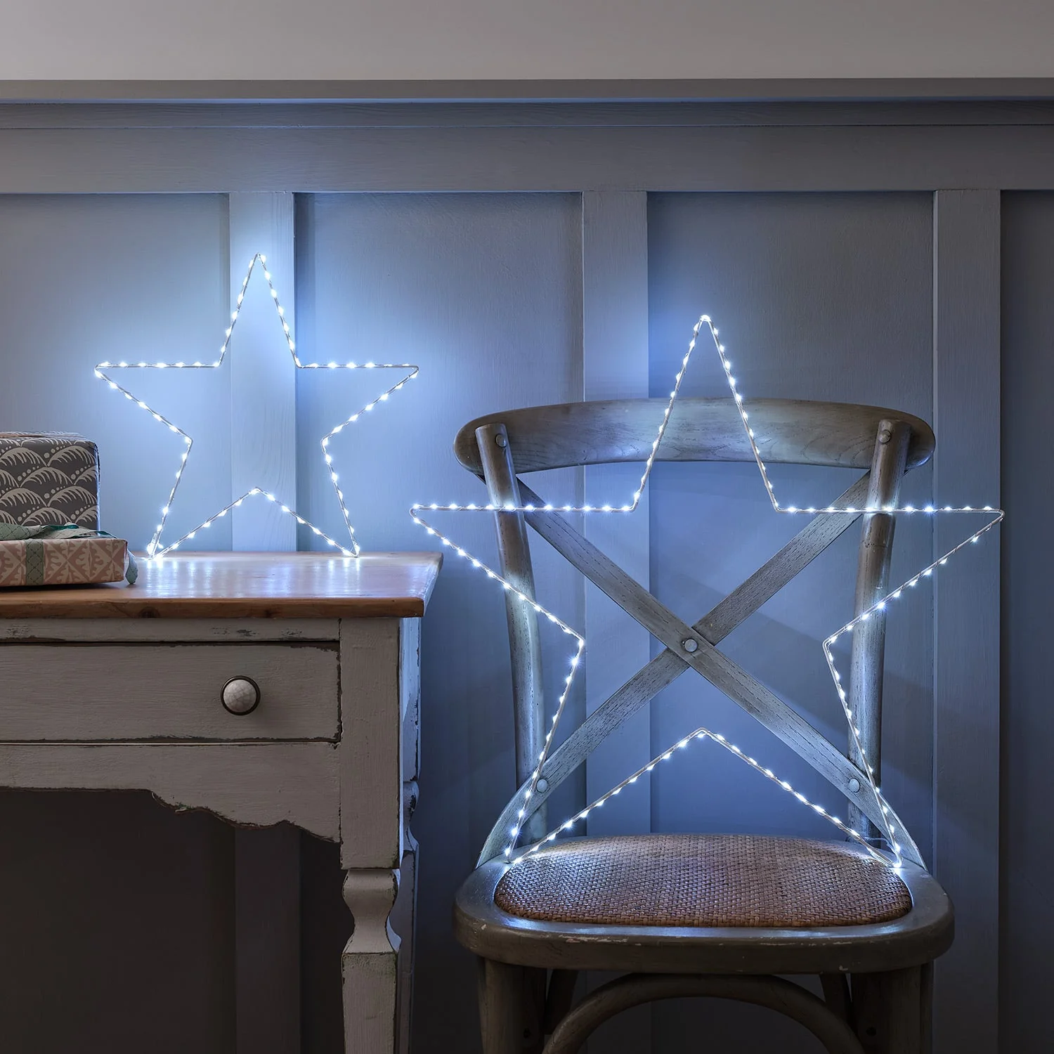 Set of 2 Dual Colour LED Osby Star Silhouettes - Image 6