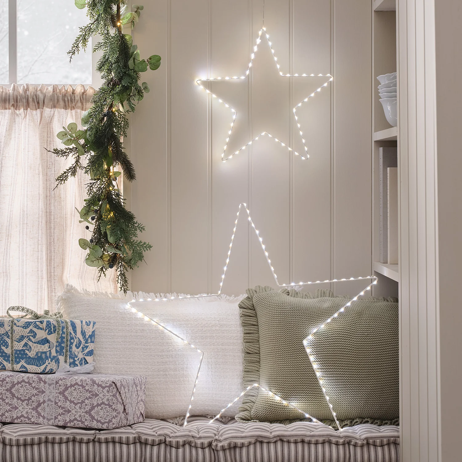 Set of 2 Dual Colour LED Osby Star Silhouettes - Image 7