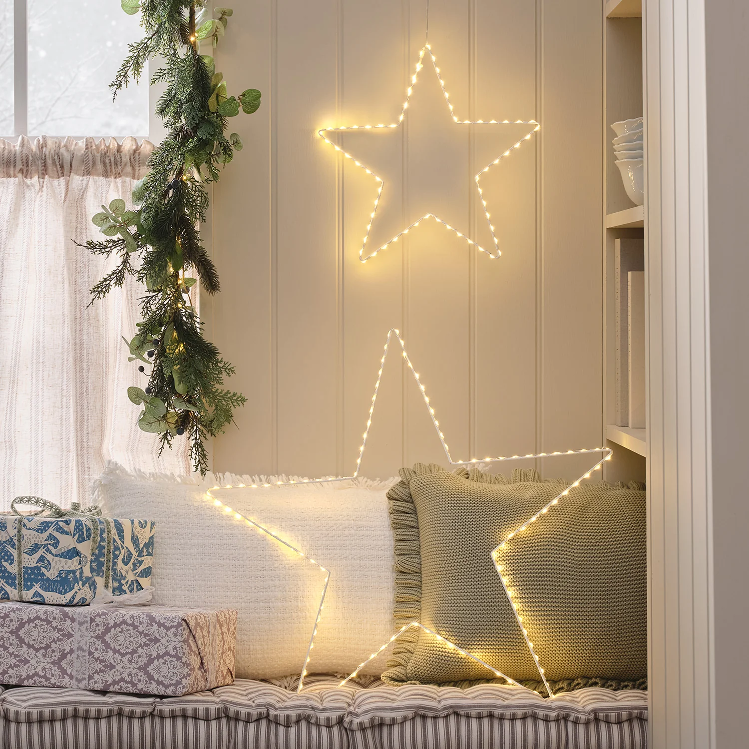 Set of 2 Dual Colour LED Osby Star Silhouettes - Image 8