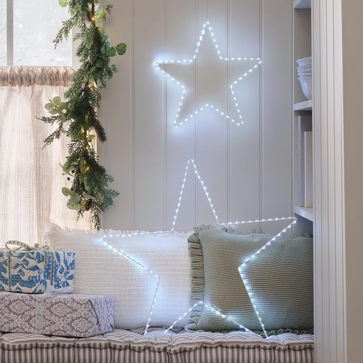 Set of 2 Dual Colour LED Osby Star Silhouettes - Image 9