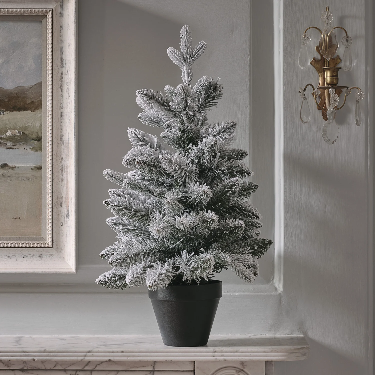 Pre Lit Snowy Christmas Tree Duo - Image 4