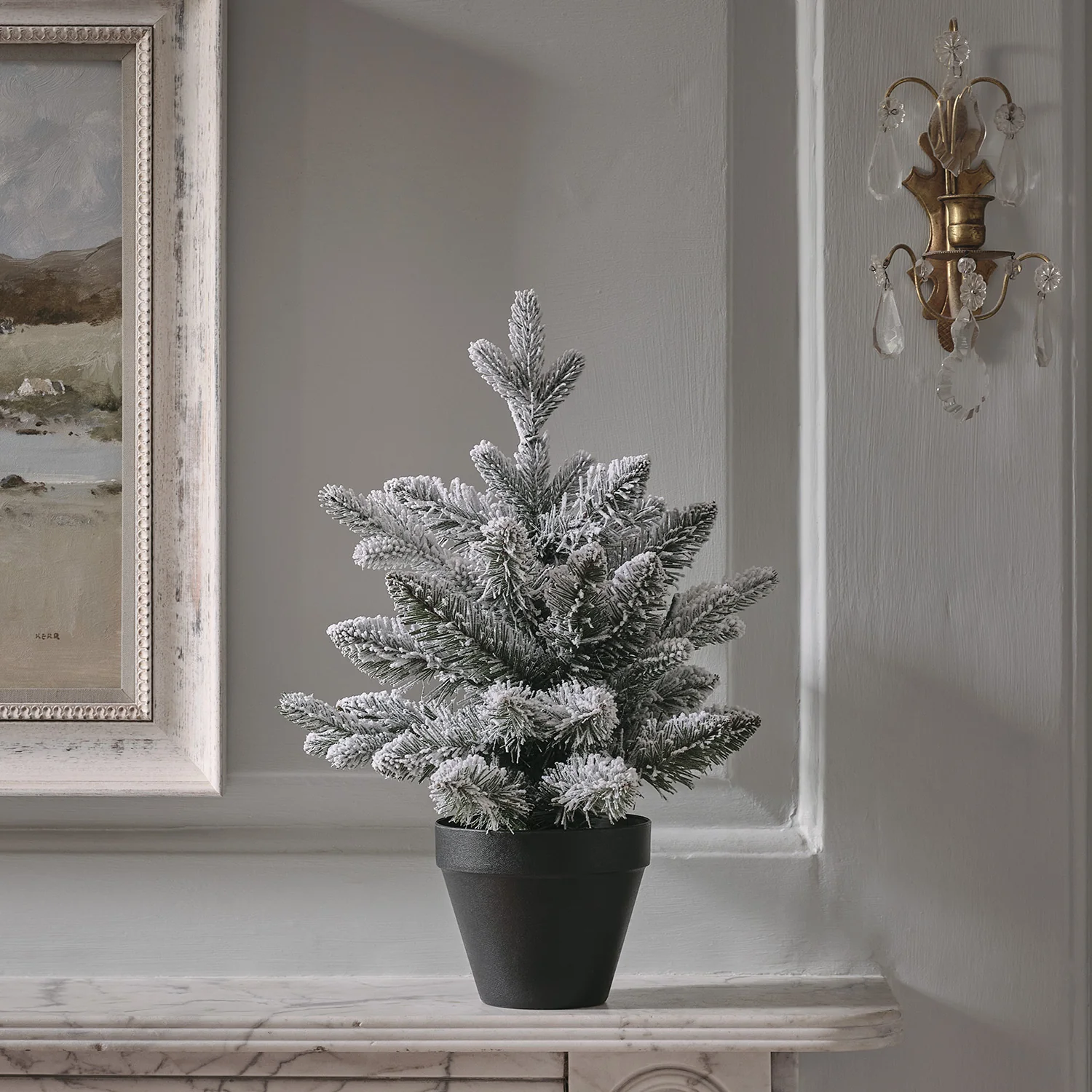 Pre Lit Snowy Christmas Tree Duo - Image 6