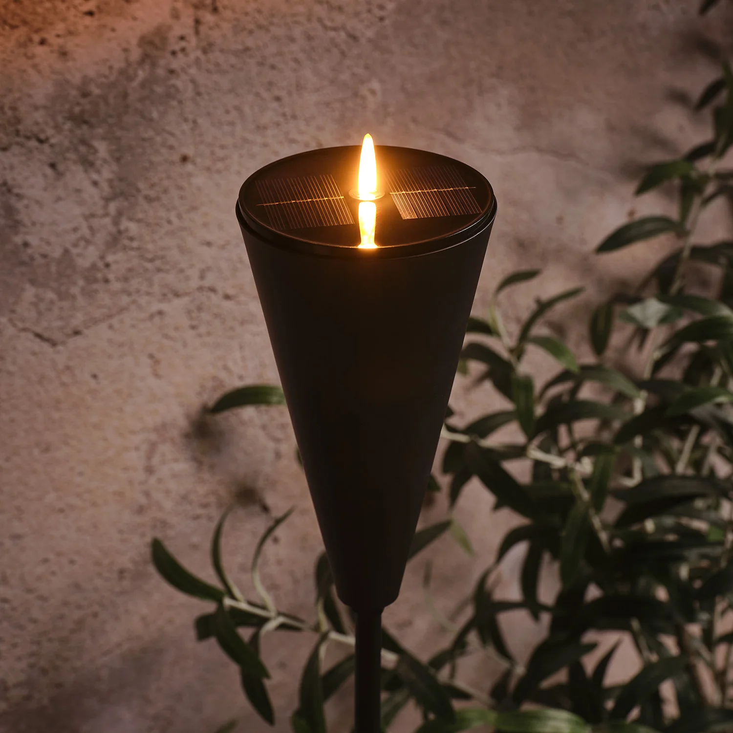 Set of 2 Solar Torch Stake Lights - Image 2
