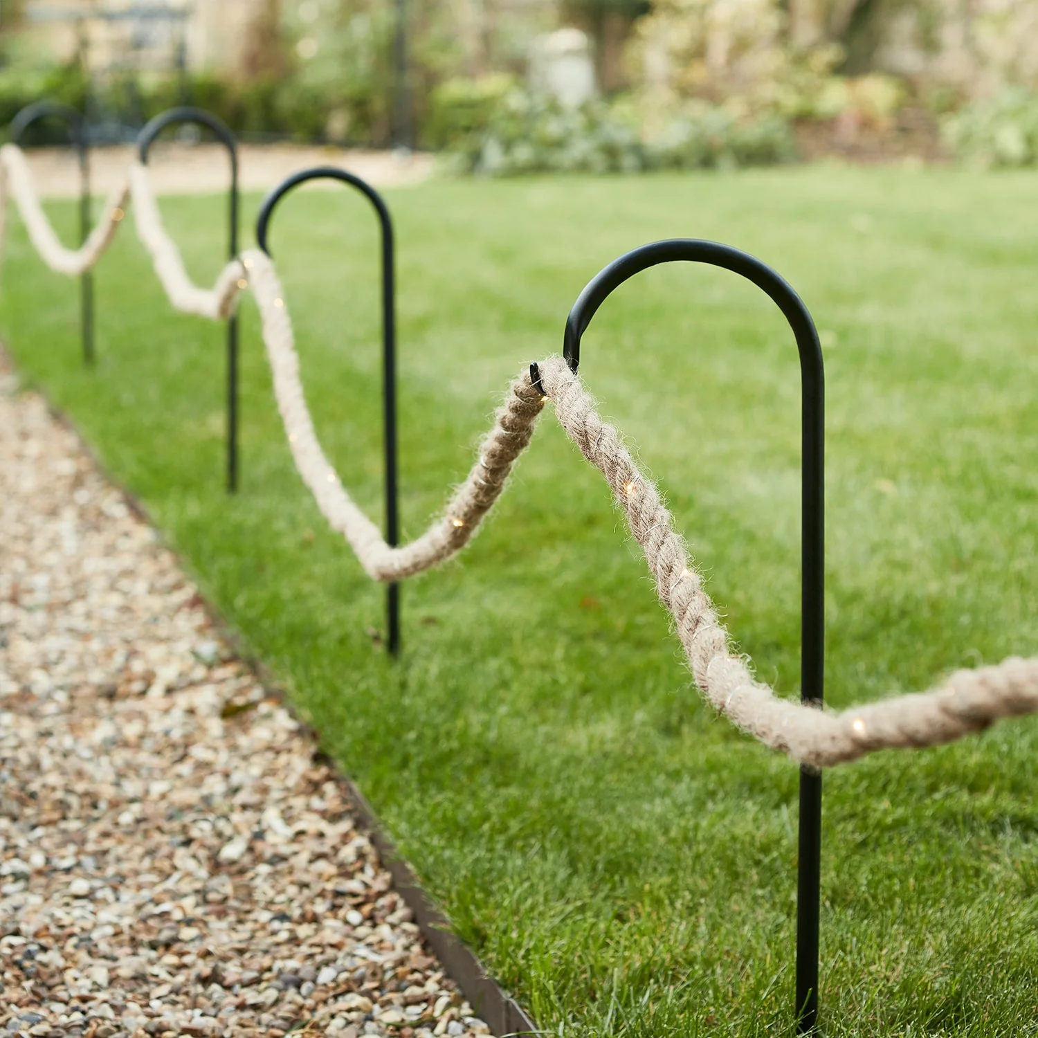 Set of 5 Shepherd's Hooks, 60cm - Image 4